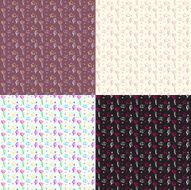 Hello Gorgeous - Seamless Hand-drawn Comic Patterns N2
