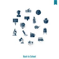 school and education icons N458