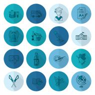 school and education icons N459