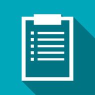 icon of clipboard N16