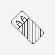 pen pencil line icon N16