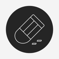 eraser line icon N3