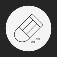 eraser line icon N5
