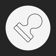 Clip line icon N7