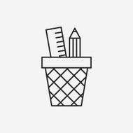 pen pencil line icon N20