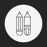 pen pencil line icon N23