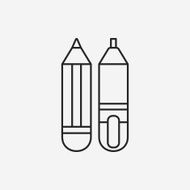 pen pencil line icon N24