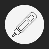 Correction Fluid line icon N4