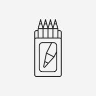 pen pencil line icon N34