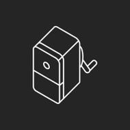 Pencil sharpener line icon N10