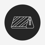 pencil case line icon N2