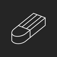 eraser line icon N8