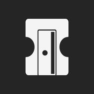 Pencil sharpener icon N6