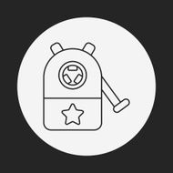 Pencil sharpener line icon N19