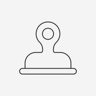 Clip line icon N16