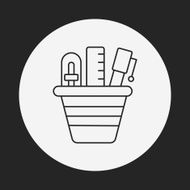 pen pencil line icon N48