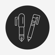 pen pencil line icon N50