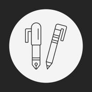 pen pencil line icon N52
