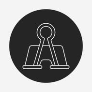 Clip line icon N17