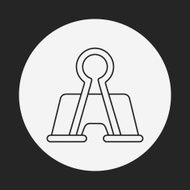 Clip line icon N19