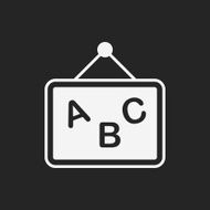 black board icon N3