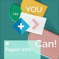 Flat design square banner with slogan N15