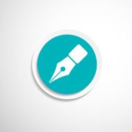 Fountain pen icon business write symbol N10