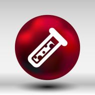 test icon vector fluid symbol flask glass chemistry experiment N13