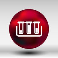 test icon vector fluid symbol flask glass chemistry experiment N14