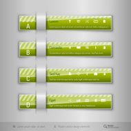 Modern business tabs - template for web design or