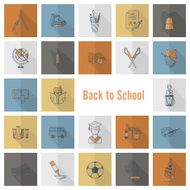 school and education icons N487