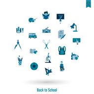 school and education icons N492