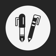 pen pencil icon N54