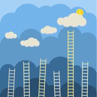 Steps to clouds