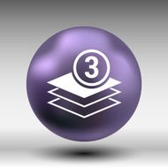 Elegant pyramid multiple layer element icons business N2