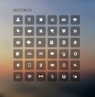 set of web icons N32