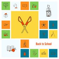 school and education icons N519