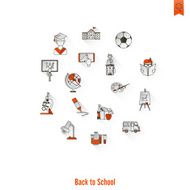 school and education icons N520
