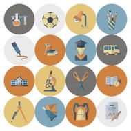 school and education icons N523