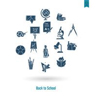 school and education icons N525
