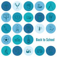 school and education icons N526
