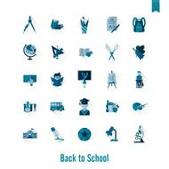 school and education icons N527