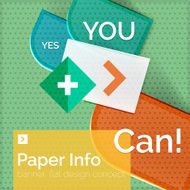 Flat design square banner with slogan N18