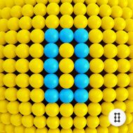 The number zero Abstract mathematics background