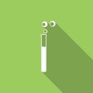 vitro icon with a long shadow