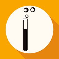 vitro icon on white circle with a long shadow N2