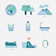hydro energy icon