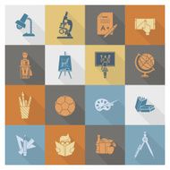 school and education icons N556
