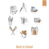 school and education icons N558