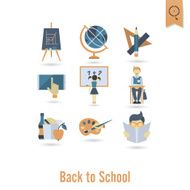 school and education icons N559